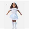 Baby Blue Gingham Spanish Two Piece “Letti”