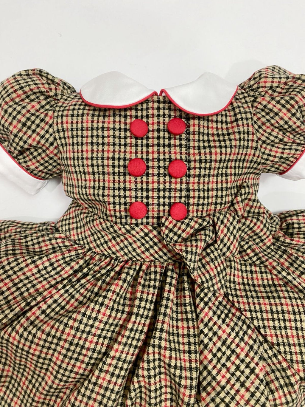 Brown Old Money Burberry Inspired Classic Frock.