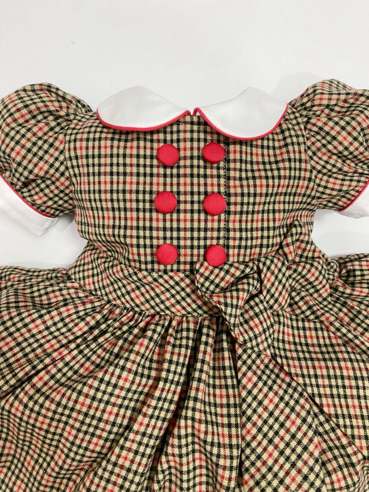 Brown Old Money Burberry Inspired Classic Frock.