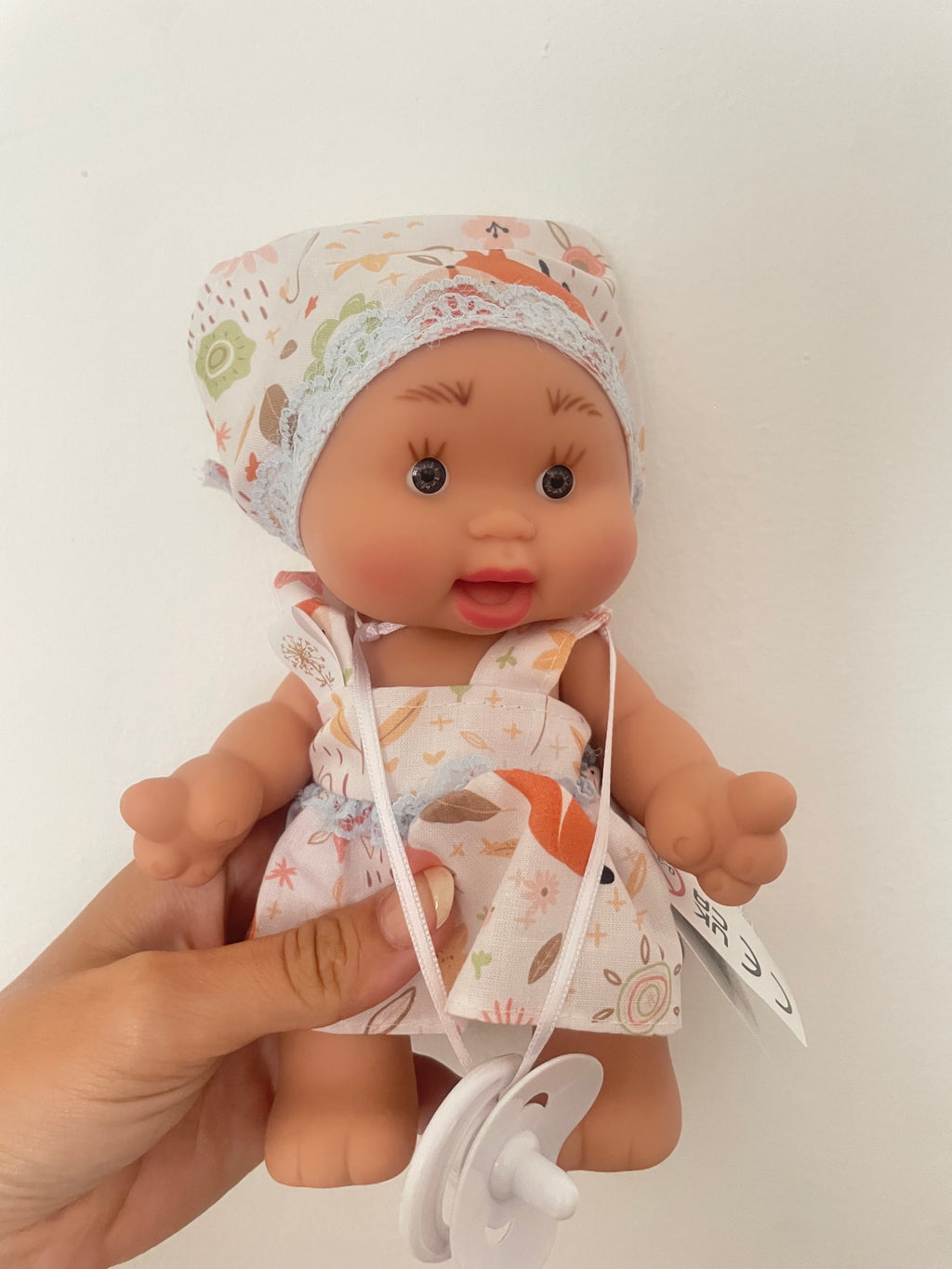 Spanish popcorn bandana dolly. 21cm
