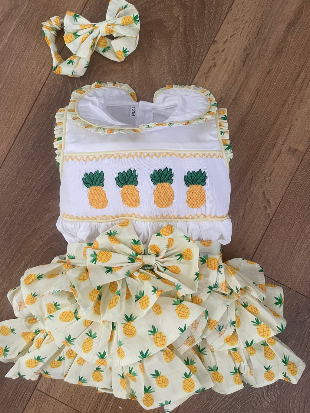 Yellow Pineapple “Pina Colada” two piece.