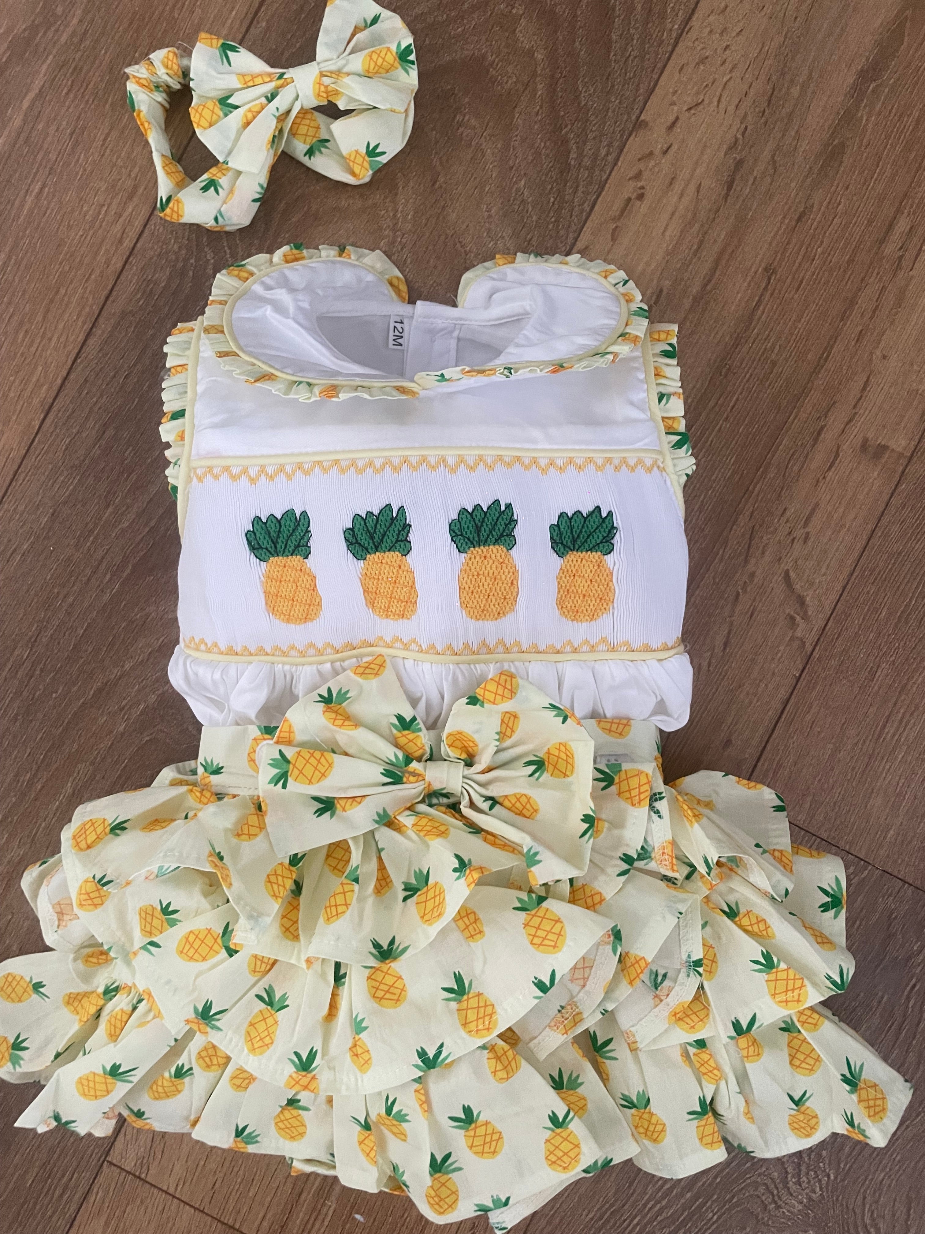 Yellow Pineapple “Pina Colada” two piece.