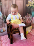 Lemon and White Rabbit Suit.