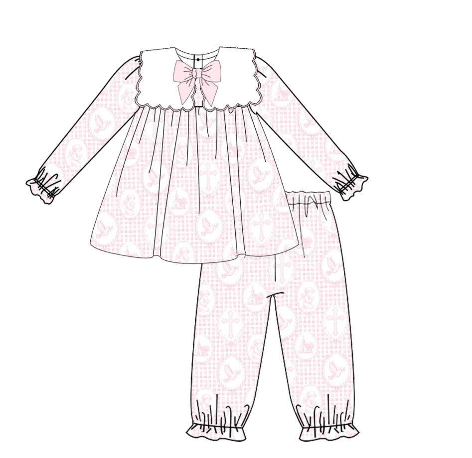 Pink girls “Holy” Pyjamas.