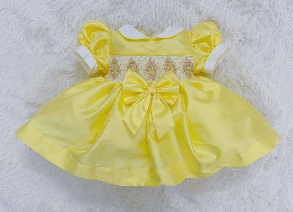 Easter Lemon Shimmer Smock