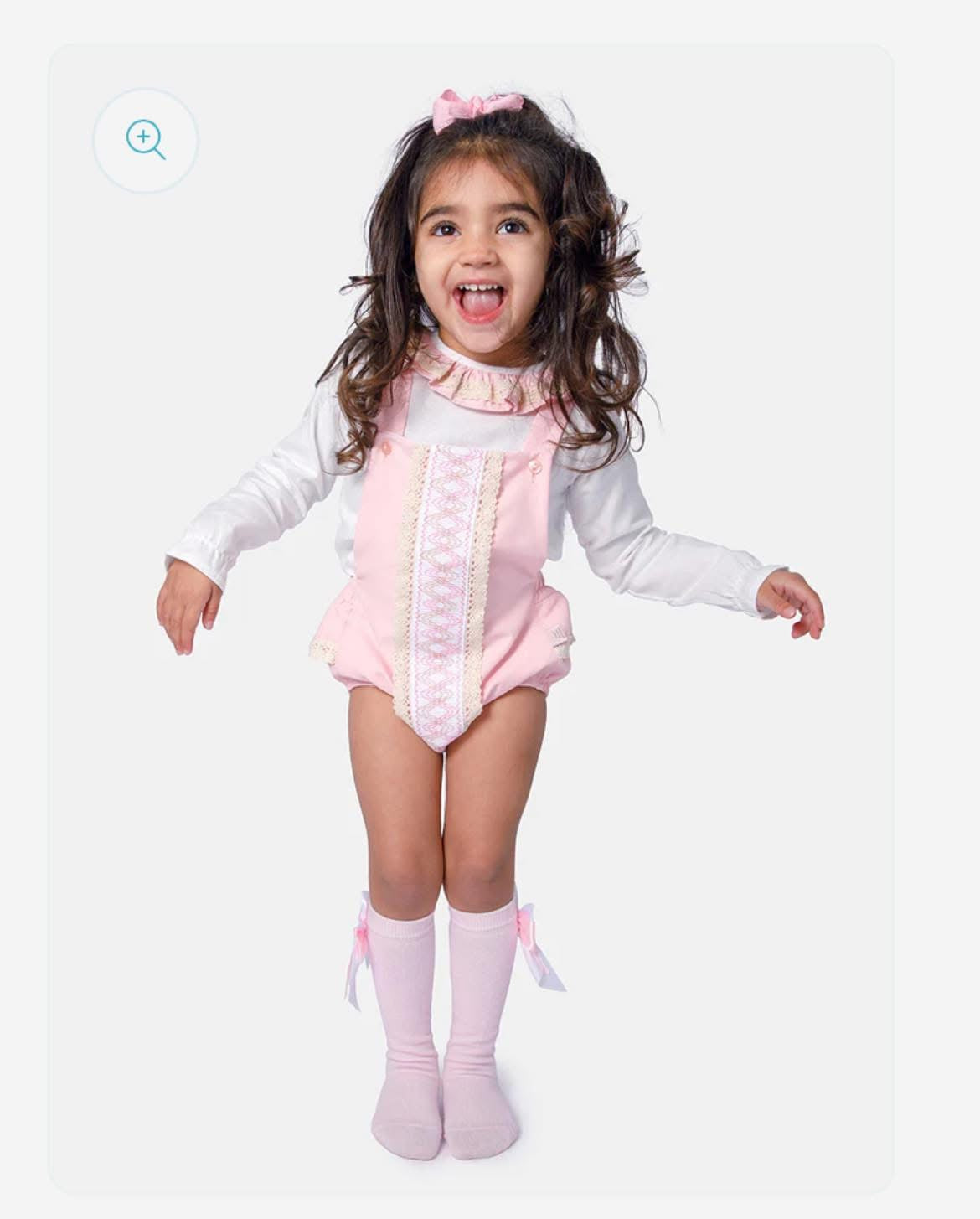 Pink Spanish Romper “Lilo”