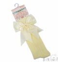 Lemon Bow Knee Socks.
