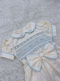 “Josie” Handsmocked Romper