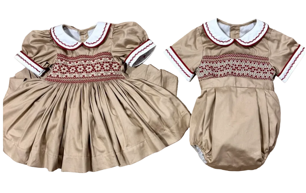 Gingerbread Boys Suit (3 and 4years long shorts)