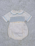 “Joseph” Handsmocked Suit