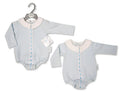 Baby Boys Spanish Baby Blue Romper.