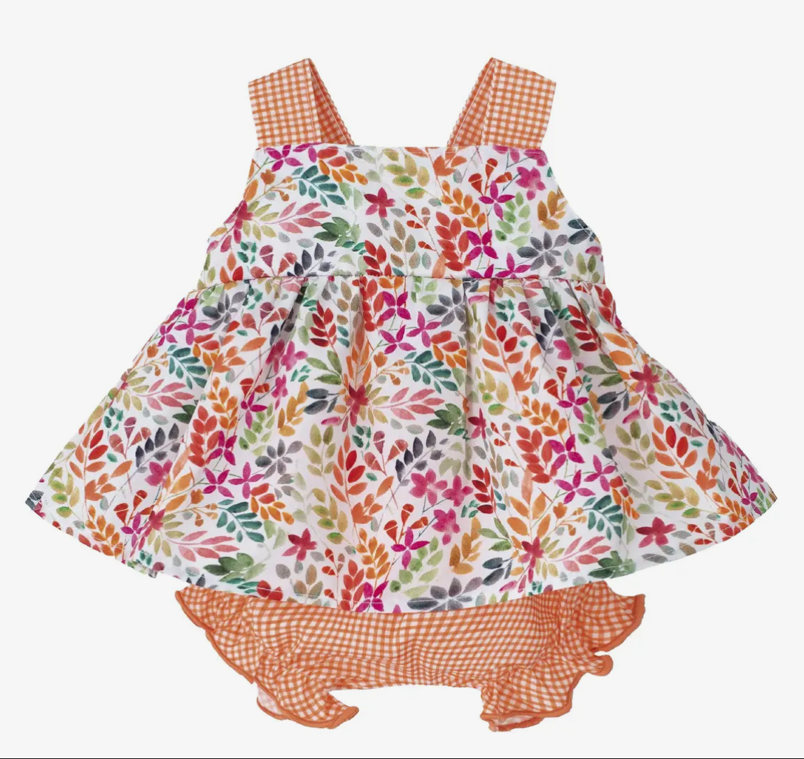 “Nectarine” Spanish two piece set.