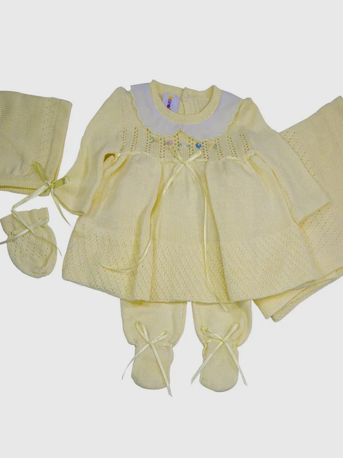 Lemon Spanish Knitted Hospital Set.