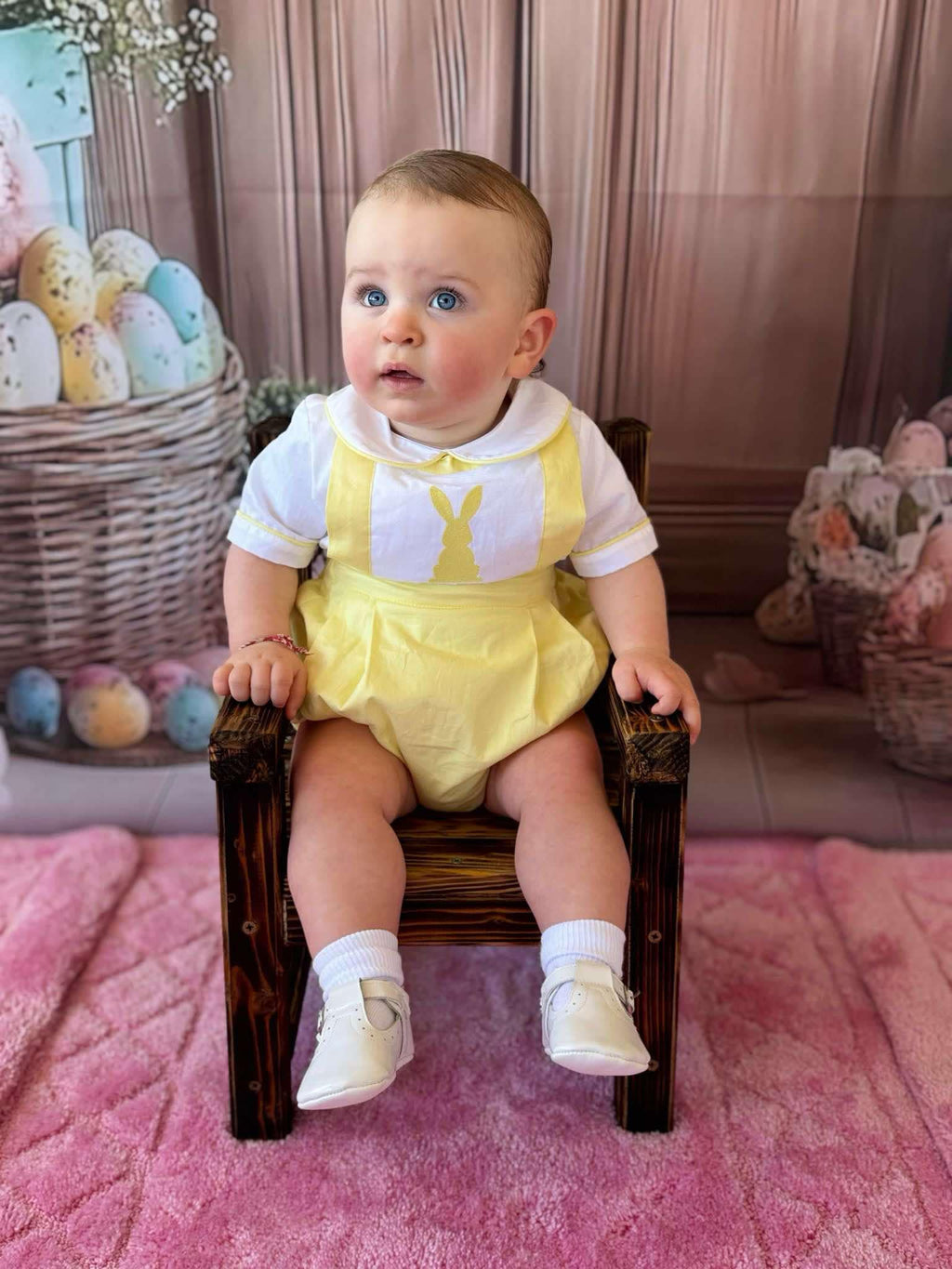 Lemon and White Rabbit Suit.