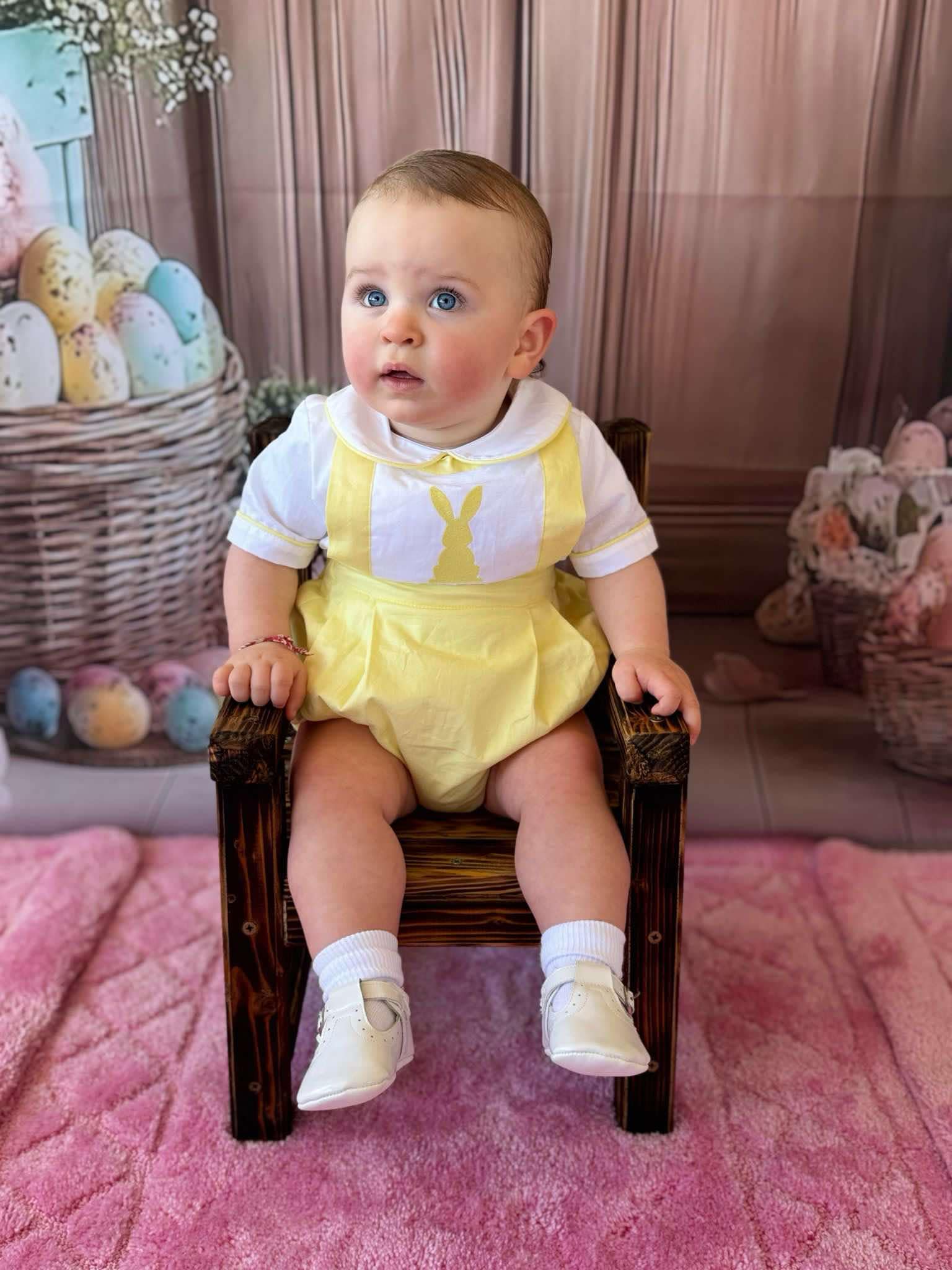 Lemon and White Rabbit Suit.