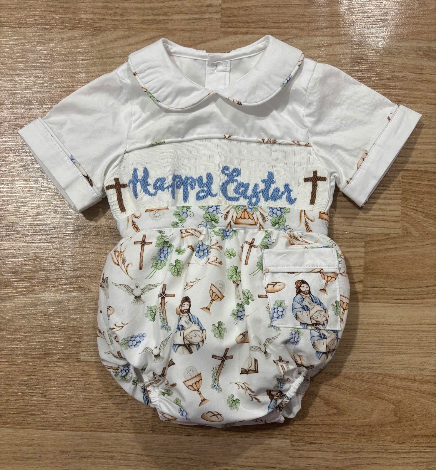 Holy Easter Handsmocked Boys Suit