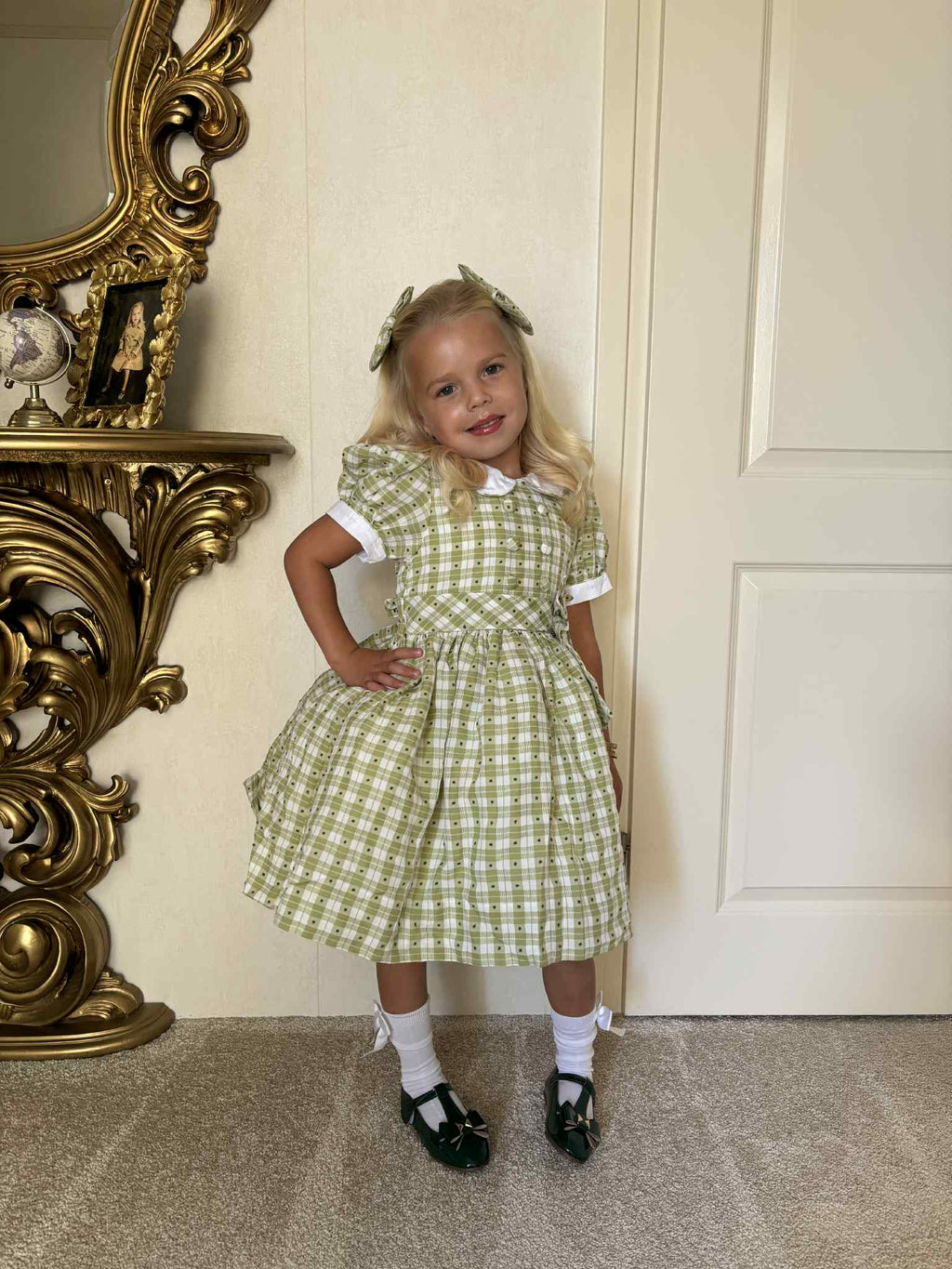 Green “Opal” Classic Frock.